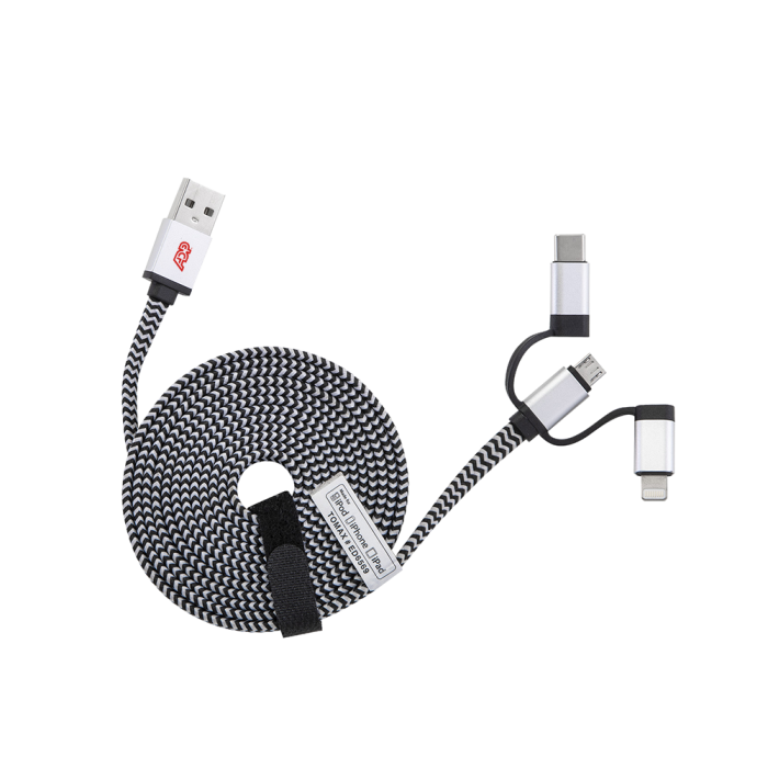 Apple Certified 3-in-1 Flat Charging Cable Apple Certified 3-in-1 Flat Charging Cable